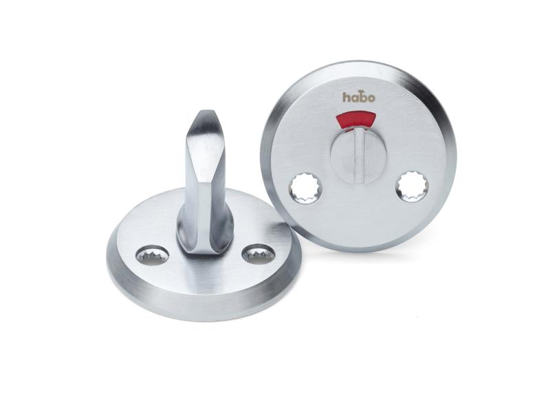 Wc-beslag A262Z, borstad krom