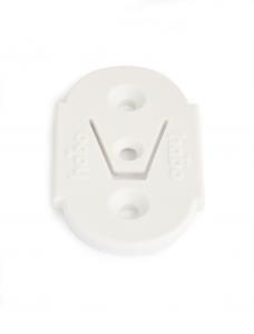 Fästplatta 1102 Vit 2-pack