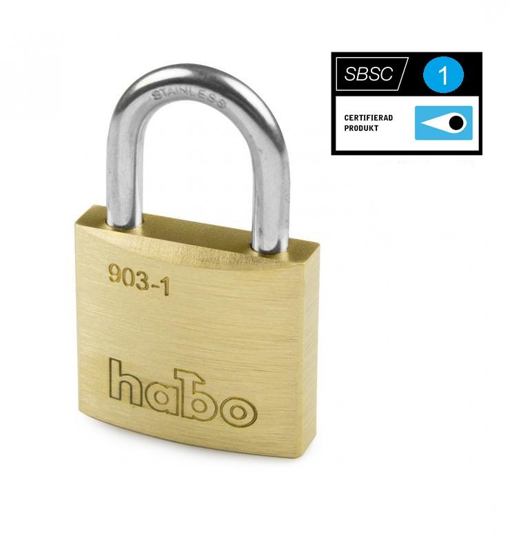 Habo Hänglås 903-1 Klass 1