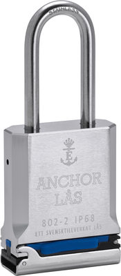 Hänglås Anchor 802-2 B60 IP68, utan cylinder