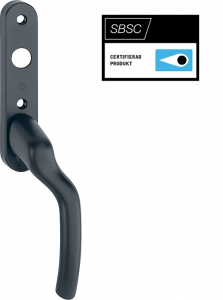 Hoppe Tokyo Handtag 350KL cylinder svart