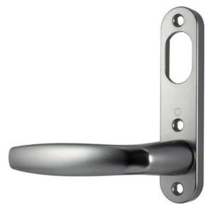 Hoppe Atlanta Handtag 350KL oval F9 (rostfri nyans)