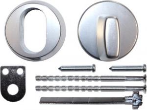 Hoppe Behörssats ovalcylinder silver