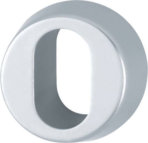 Hoppe Cylinderring oval 18 mm silver