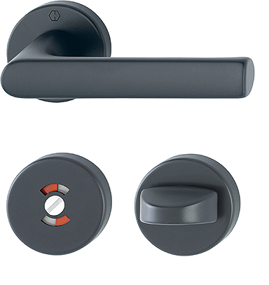 Hoppe Hamburg ID Handtag WC svart