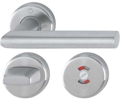 Hoppe Utrecht ID Handtag WC, F69 rostfritt