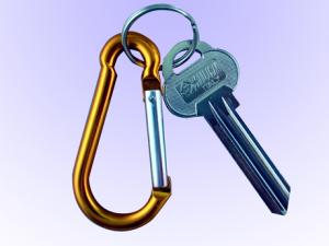 Karbinhake 60mm Aluminium