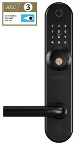 kodlås BG4000 Nordic+ smart lock svart