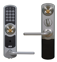 Dörr med kodlås Dörr med kodlås