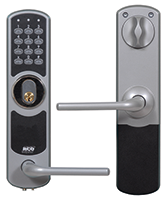 Dörr med kodlås Dörr med kodlås