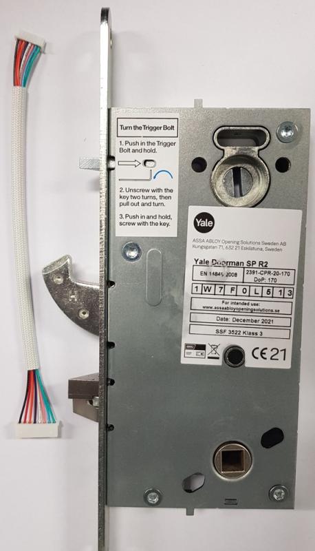 Yale Doorman L3 Låshus inkl kabel