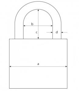 Hänglås 145/40 Abus Kombinationslås