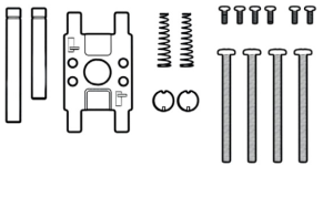 Yale Doorman L3 Monteringskit -Skruvsats