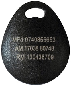 Passerbricka Mifare Boxer Axema