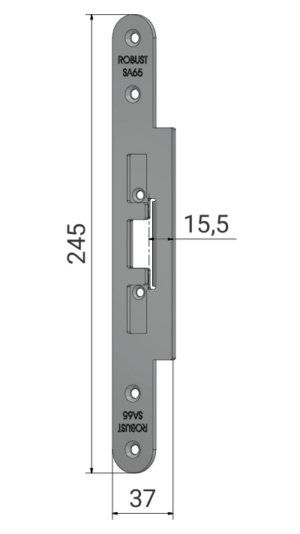 Robust Monteringsstolpe SA65