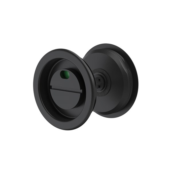 Skjutdörrsbeslag Toalettlås Roca, Svart