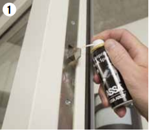 Lås Underhåll Altandörr