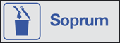 Skylt Soprum