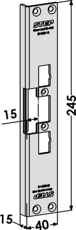 Step montagestolpe ST4002-15