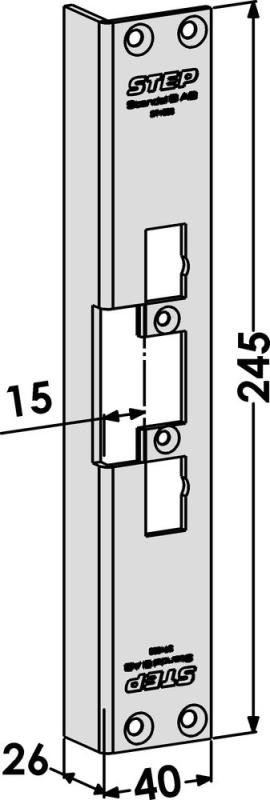 Step Monteringsstolpe ST4038