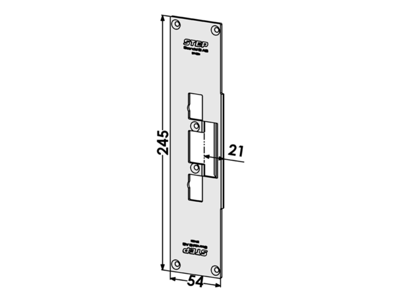 Step Monteringsstolpe ST4084