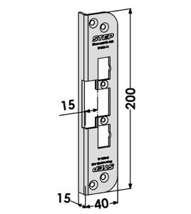 Step Monteringsstolpe ST4005-15 Vinklad
