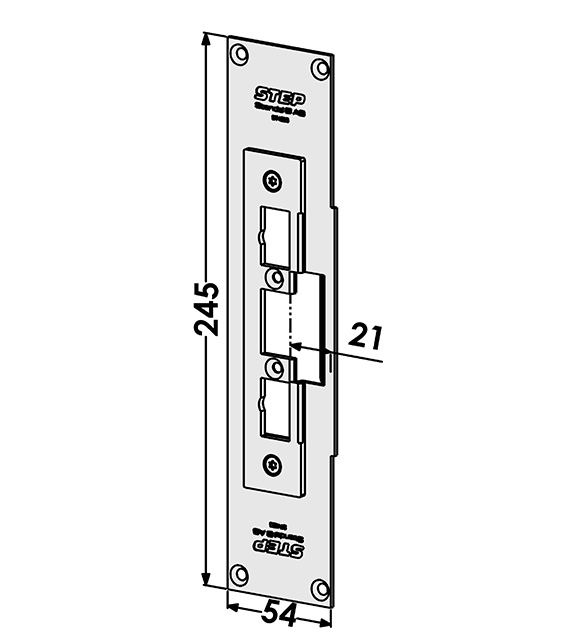 Step Monteringsstolpe ST4023