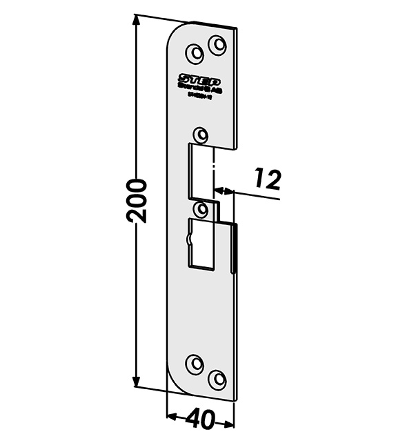 Step montagestolpe ST4030-12