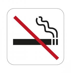 Dekal Rökning förbjuden 80x80mm
