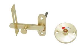 Toalettregel 5086 utåtgående mässing