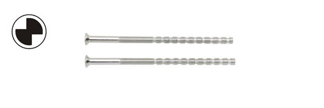 Envägs skruv M5 2-pack