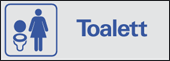 Skylt Toalett (Dam)