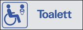 Skylt Toalett (Handikapp)