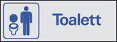 Skylt Toalett (Herr)