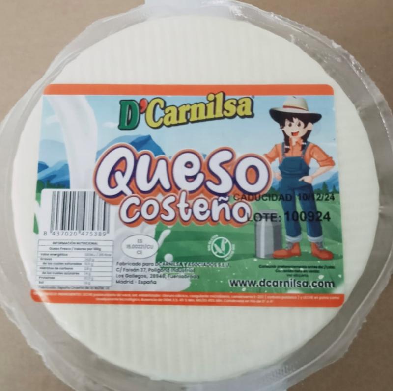 Queso costeño x 1 Kl