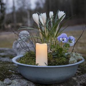 Star Trading Serene Gravljus Utomhus Vit 10cm