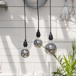 Star Trading Sladdställ E27 Ute Svart 2,5m