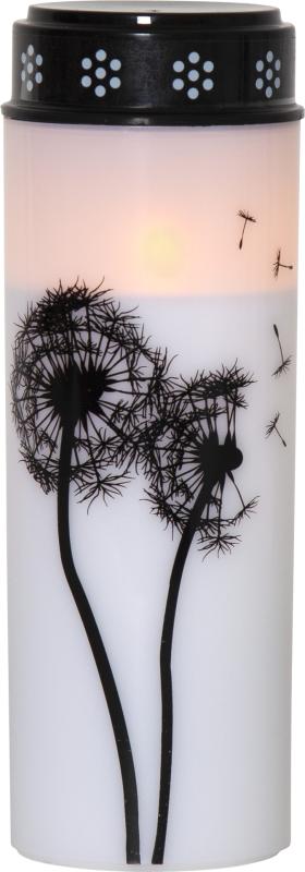 Star Trading Dandelion Gravljus LED Vit 21cm at lavanille