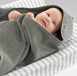 Borganäs of Sweden Basic Babycape Grå 2-Pack