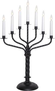 Star Trading Bore Adventsljusstake 56cm LED Svart