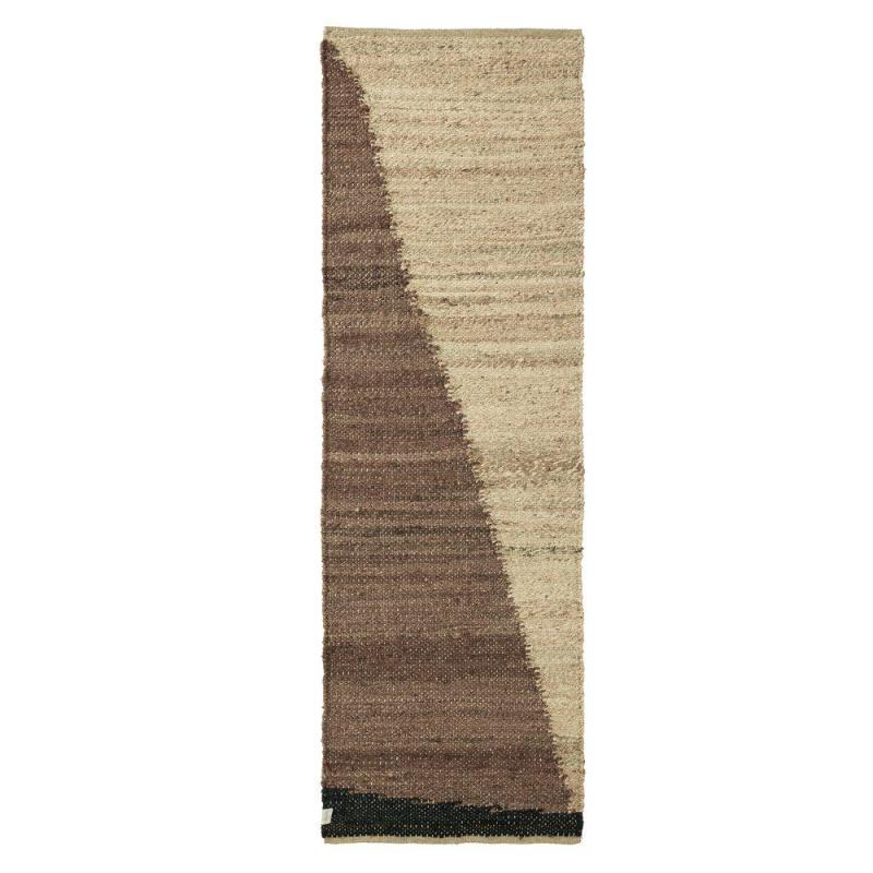 Svanefors Brita Matta 70x240cm Brun at lavanille
