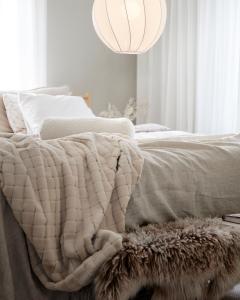 Svanefors Luna Pläd Sand 120x150cm