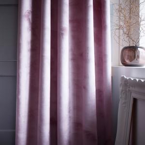 Sammetsgardin Nina Royal Rosa 140x300cm