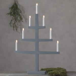 Star Trading Tripp Ljusstake 77cm Grå