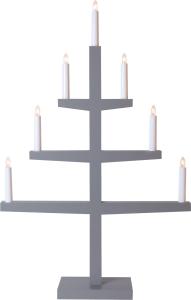 Star Trading Tripp Ljusstake 77cm Grå
