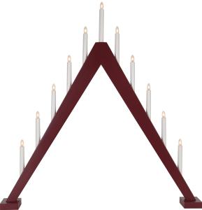 Star Trading Trill Adventsljusstake 79cm Röd