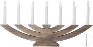 Star Trading Navida Adventsljusstake Brun