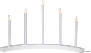 Star Trading Accent Adventsljusstake Vit