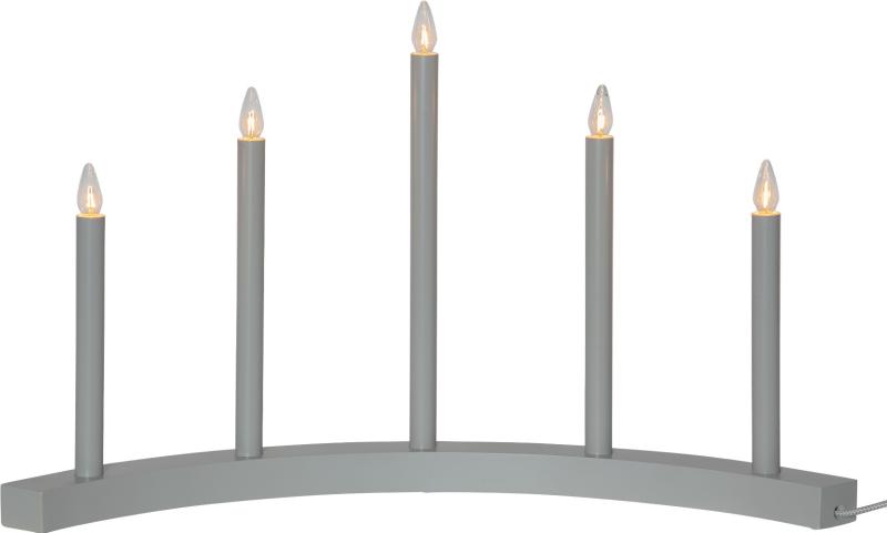 Star Trading Accent Adventsljusstake Grå at lavanille