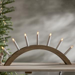 Star Trading Aura Ljusstake Brun